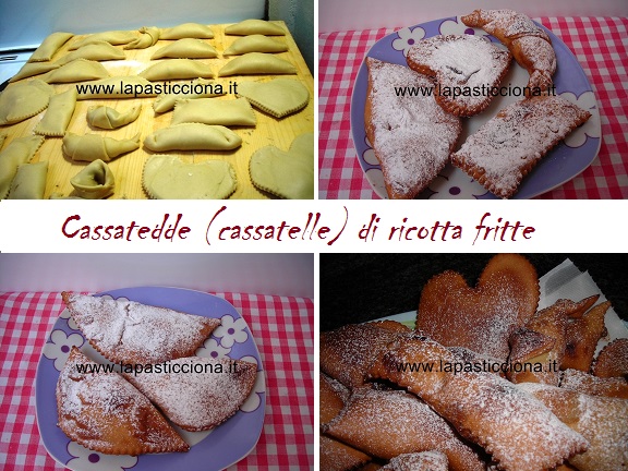 Cassatedde (cassatelle) di ricotta